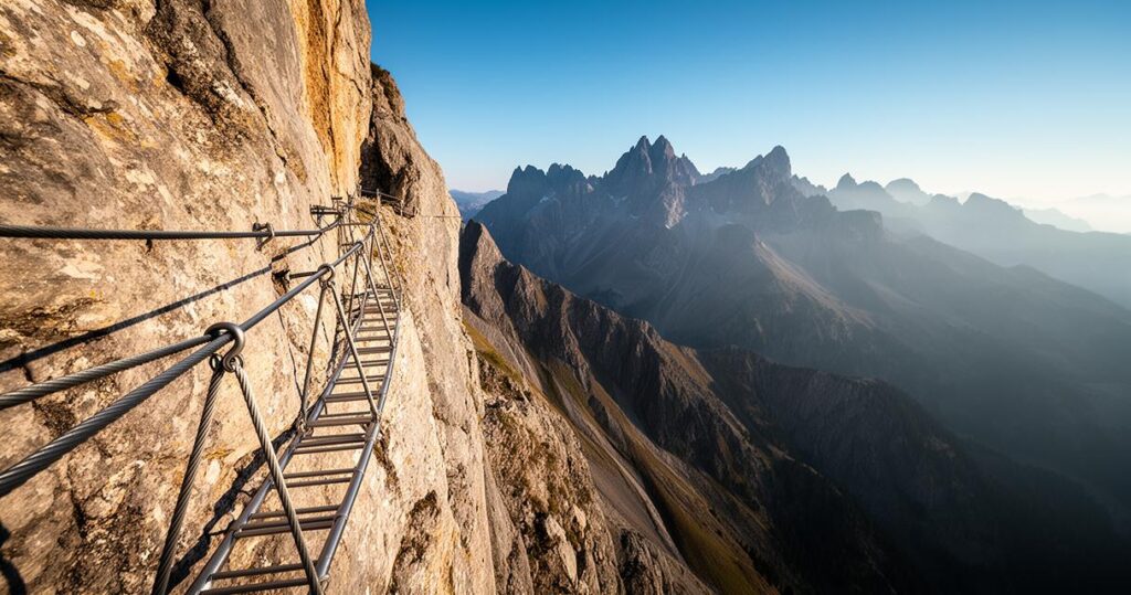 Les meilleures via-ferratas des Pyrénées : guide complet des parcours entre ponts suspendus et parois vertigineuses